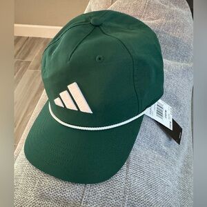 🏷️ Adidas Tour 5 panel hat CG green retro SnapBack NWT 🏷️